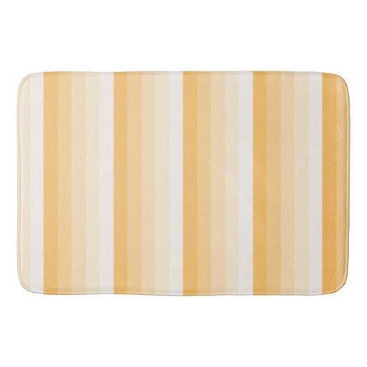Gele schaduwstrepen badmat (Voorkant)