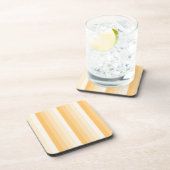 Gele schaduwstrepen bier onderzetter (Rechterzijde)