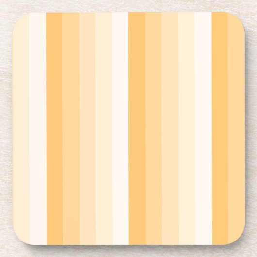 Gele schaduwstrepen bier onderzetter (Voorkant)