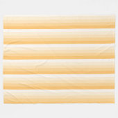 Gele schaduwstrepen fleece deken (Voorkant (Horizontaal))