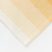 Gele schaduwstrepen fleece deken (Hoek)