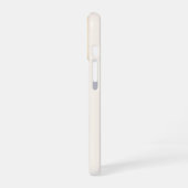 Gele schaduwstrepen iPhone 16 hoesje (Linkerkant)