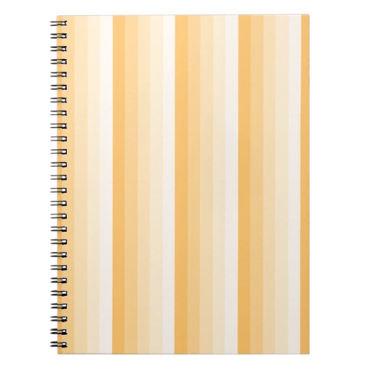 Gele schaduwstrepen notitieboek (Voorkant)