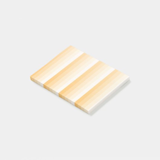 Gele schaduwstrepen post-it® notes (Schuin)