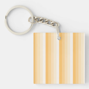 Gele schaduwstrepen sleutelhanger