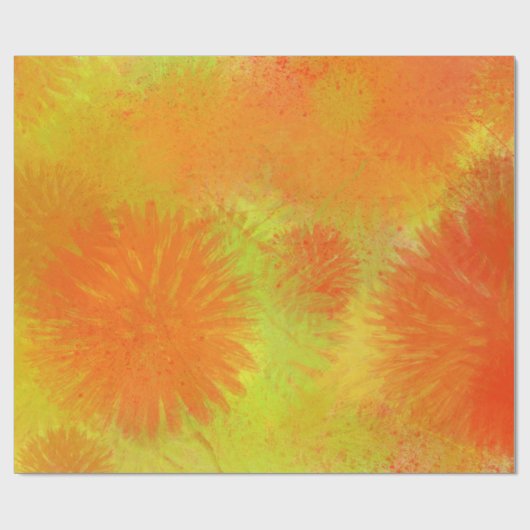 Gele scharnier cadeaupapier (Vlak)