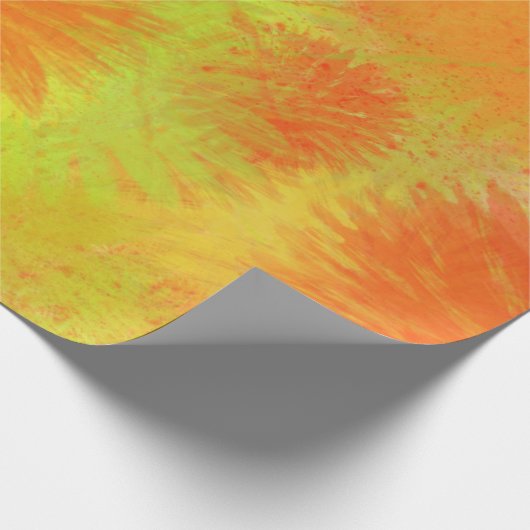 Gele scharnier cadeaupapier (Hoek)