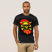 Gele Schedel T-shirt (Voorkant volledig)