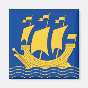 Gele scheepsmagneet magneet