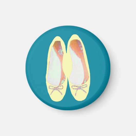Gele schoenen magneet (Voorkant)