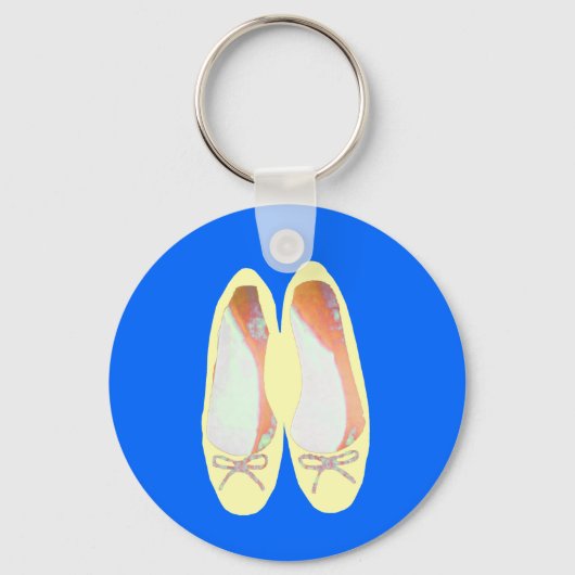 Gele schoenen sleutelhanger (Voorkant)