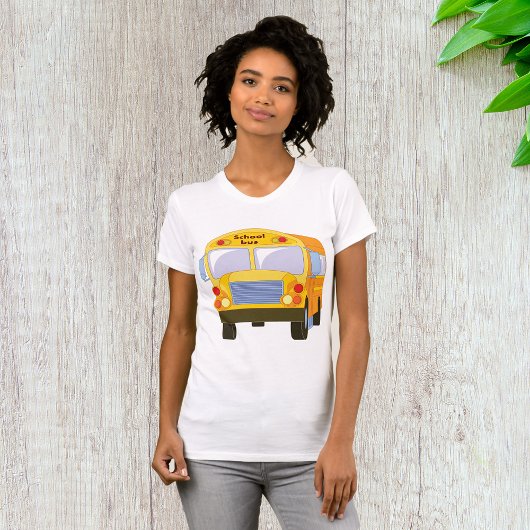Gele school bus Womens T-Shirt
