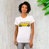 Gele school bus Womens T-Shirt