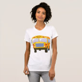 Gele school bus Womens T-Shirt (Voorkant volledig)