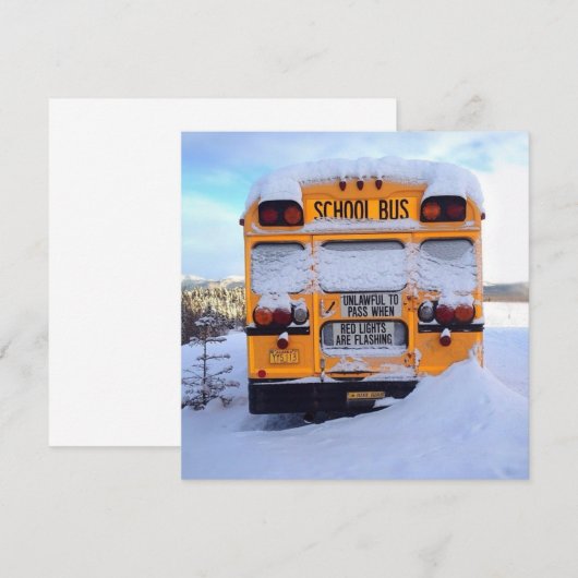 Gele schoolbus (Voorkant / Achterkant)