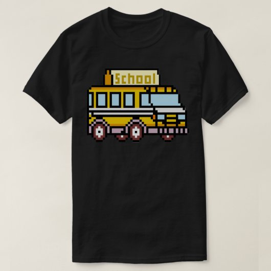 Gele schoolbus — Gift T-shirt (Design voorkant)