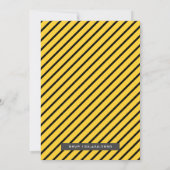 Gele schoolbus Kids Verjaardagsfeestje Kaart (Achterkant)