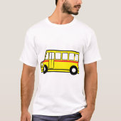 Gele schoolbus Mannen T-shirt (Voorkant)
