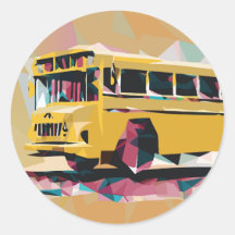 Gele schoolbus