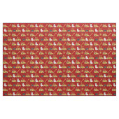 Gele schoolbus stof (Yard (91,4 cm))