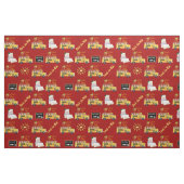 Gele schoolbus stof (Fat Quarter)