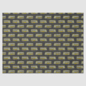 Gele schoolbussen op het scheurbord tissuepapier (Voorkant)