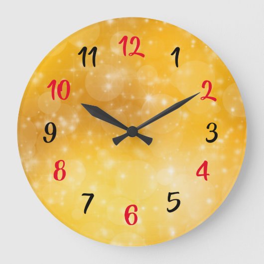 Gele schoonheid grote klok (Voorkant)