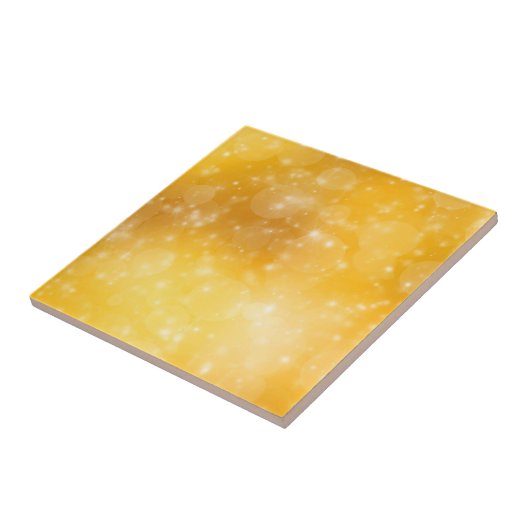 Gele schoonheid tegeltje (Zijkant)