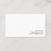 Gele schoonmaakbeurten voor thuisgebruik visitekaartje (Achterkant)