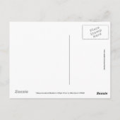 Gele-schouders van Blackbird in Flight Briefkaart (Achterkant)