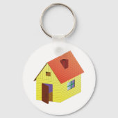 Gele schuurwoning sleutelhanger (Voorkant)