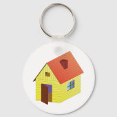 Gele schuurwoning sleutelhanger (Achterkant)