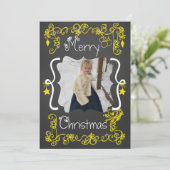 Gele scrollls Gepersonaliseerd de Kaart van de Fot (Staand voorkant)