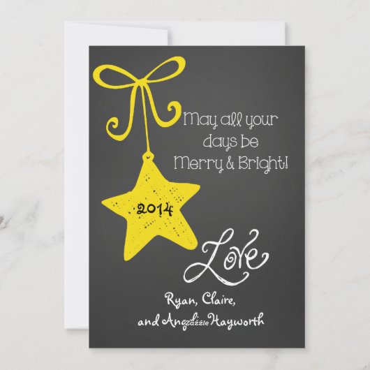 Gele scrollls Gepersonaliseerd de Kaart van de Fot (Achterkant)