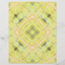 Gele Serene Tuinen Bulk Scrapbookpapierpagina's Flyer