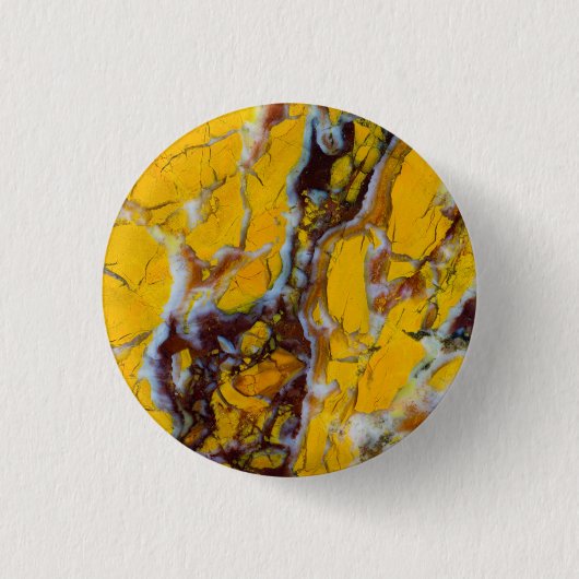 Gele Shattuckiet Ronde Button 3,2 Cm (Voorkant)