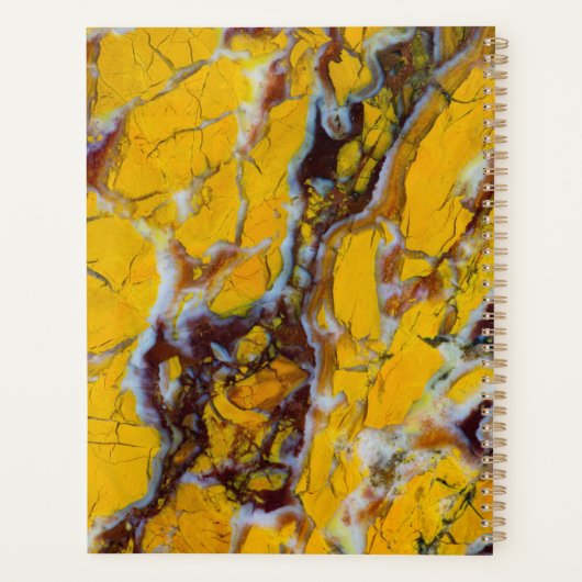 Gele shattuckite planner (Achterkant)