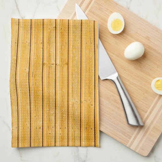 Gele Shutter Keuken Handdoek (Quarter Fold)