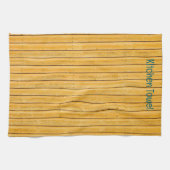 Gele Shutter Keuken Handdoek (Horizontaal)