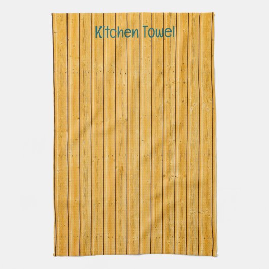 Gele Shutter Keuken Handdoek (Verticaal)