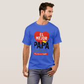 Gele Siempre citaten vriend T-shirt (Voorkant volledig)