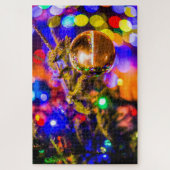 Gele sierbloem, gordelroos legpuzzel (Verticaal)