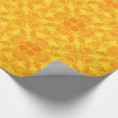 Gele sierplant cadeaupapier (Hoek)