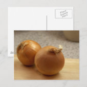 Gele sinaasappelgroenten briefkaart (Voorkant / Achterkant)