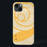 Gele slak op de achtergrond van Cream iPhone 13 Hoesje<br><div class="desc">Deze gele slak is veel knuffel dan echte slakken! De roomachtergrond van Chariklia Zarris wordt goed overvloeid met de gele kleur van de slak. Een geweldig stuk om op de muur van een kinderkamer te plaatsen!</div>