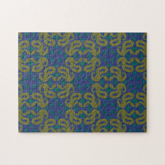 Gele Slangenpuzzel Legpuzzel