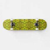 Gele slangenstructuur SkateBoard (Horizontaal)