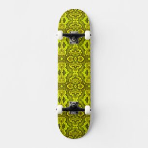 Gele slangenstructuur SkateBoard