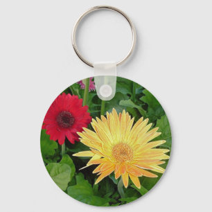 gele sleutelhanger
