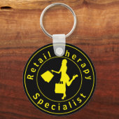 Gele Sleutelhanger voor detailhandel (Voorkant)